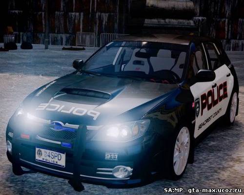 Subaru Impreza WRX STI Police