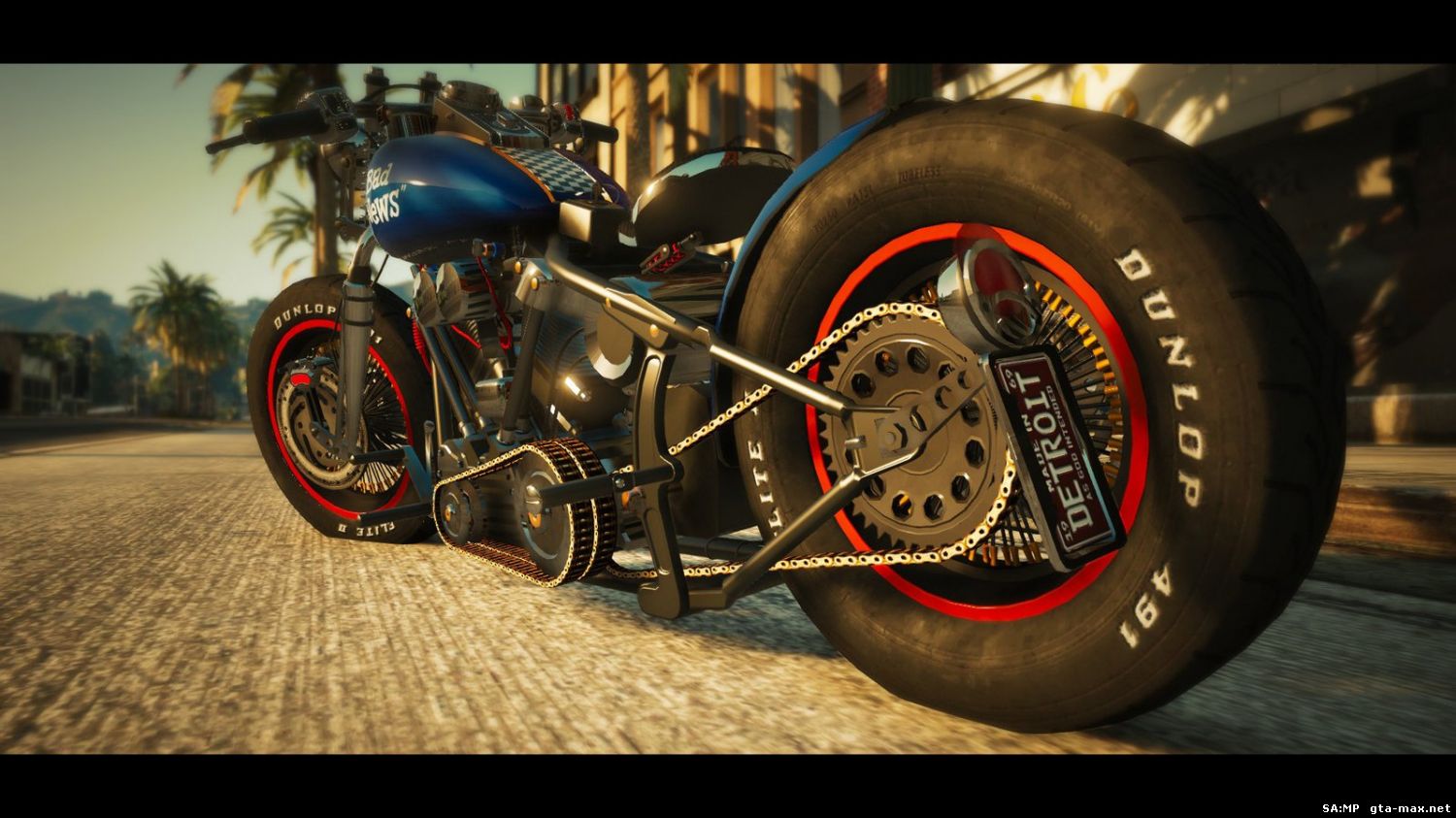 Скачать Harley-Davidson Knucklehead Bobber [HQ] для GTA 5