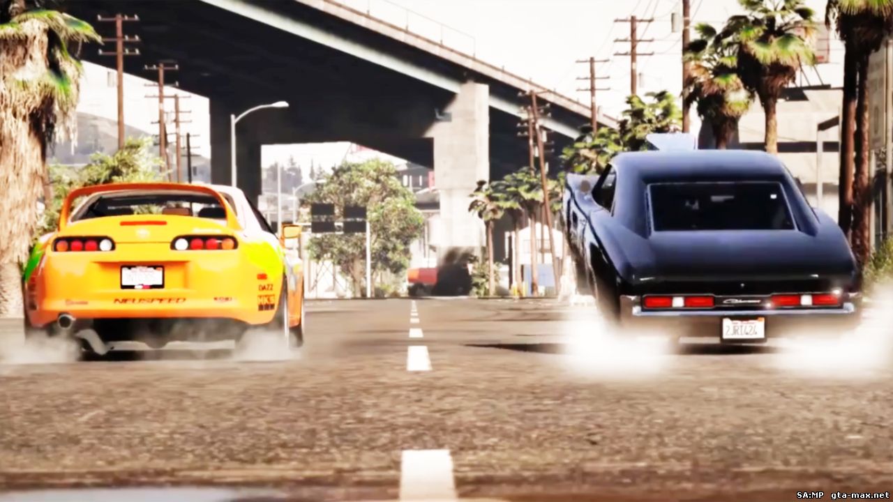 Сцена гонки из фильма Форсаж воссоздана в GTA 5