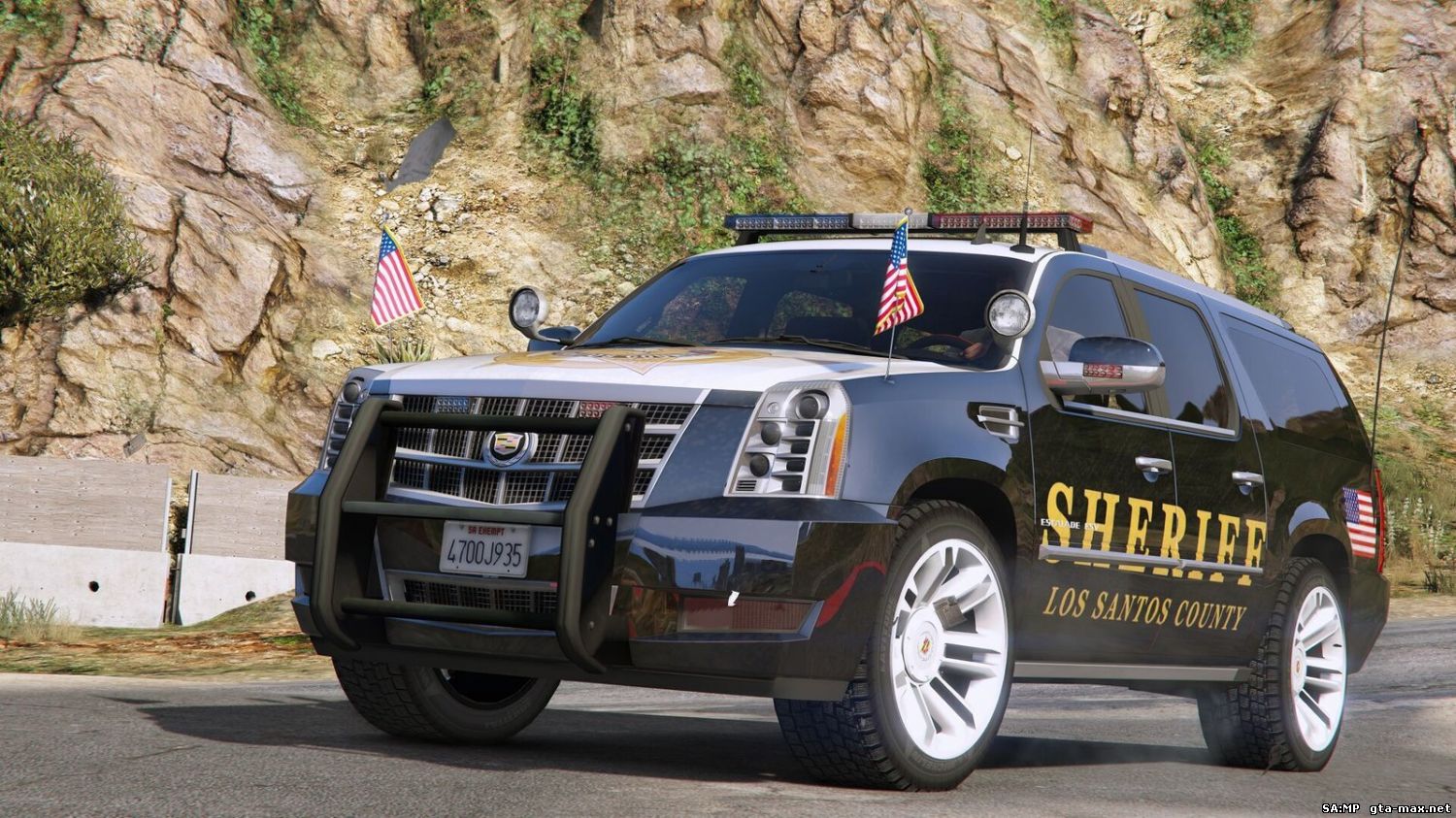 Скачать 2012 Cadillac Escalade ESV Police Version для GTA 5