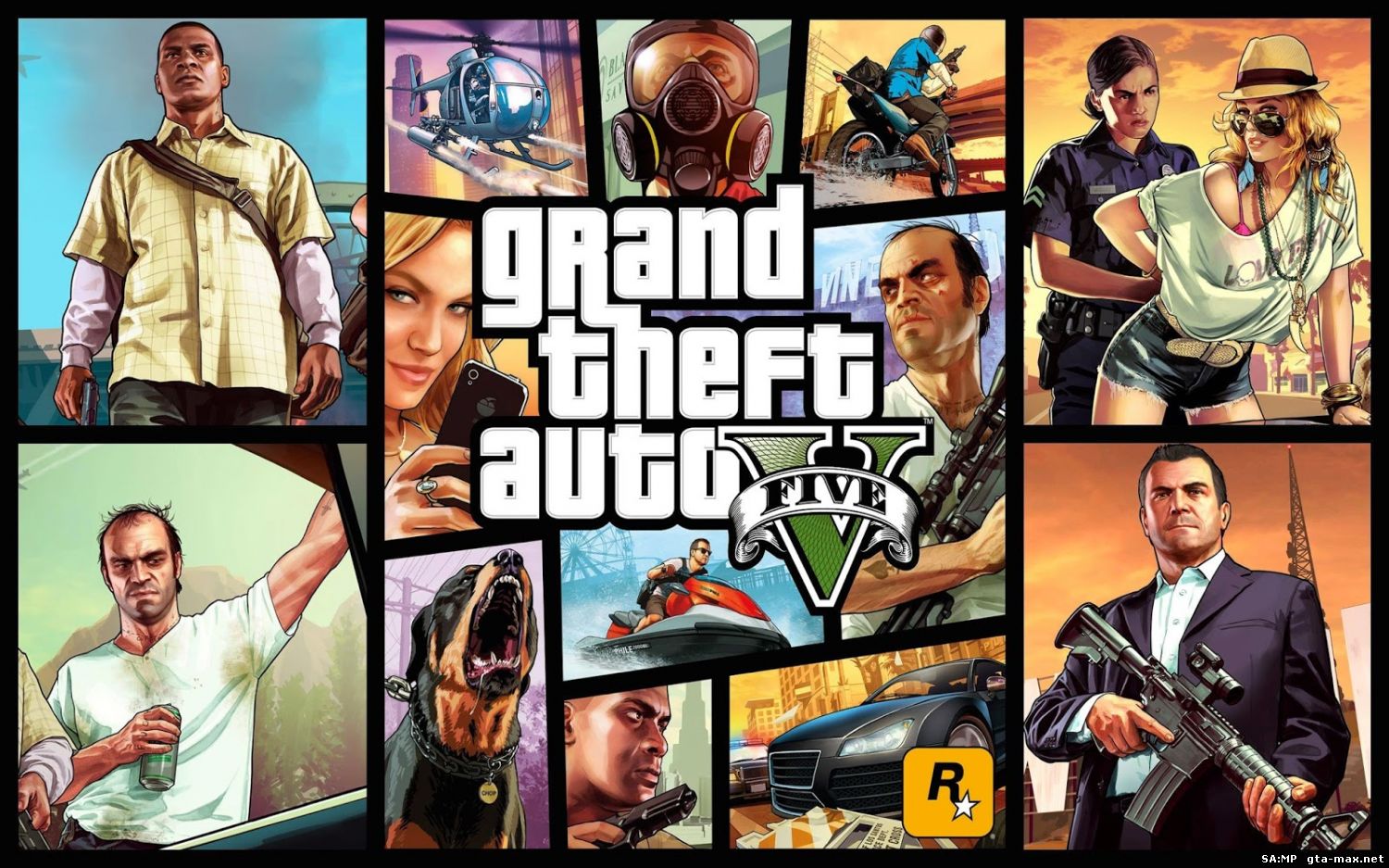Скачать GTA 5 / Grand Theft Auto V (2015) [Ru/Multi] (1.0.350.2/u5) Repack R.G. Games