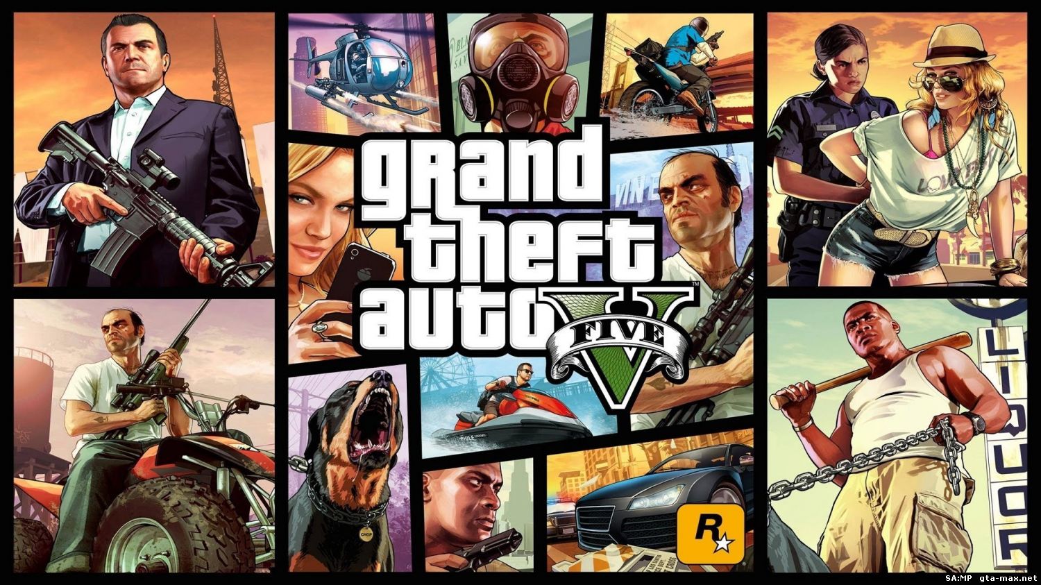 Скачать GTA 5 / Grand Theft Auto V (2015) RePack от FitGirl